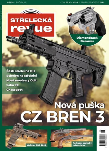 Obálka e-magazínu Střelecká revue 8/2024