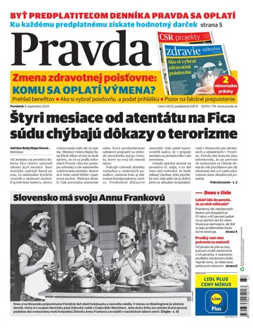 Obálka e-magazínu Pravda 9. 9. 2024