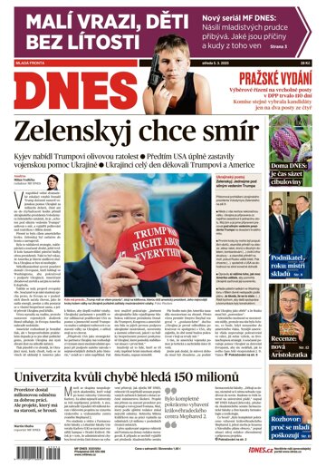 Obálka e-magazínu MF Dnes 5.3.2025