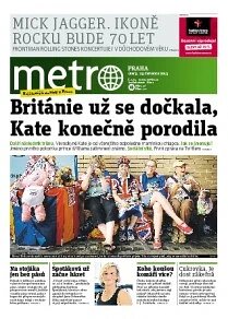 Obálka e-magazínu deník METRO 23.7.2013