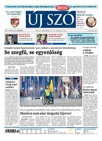 Obálka e-magazínu Új Szó 8.3.2014