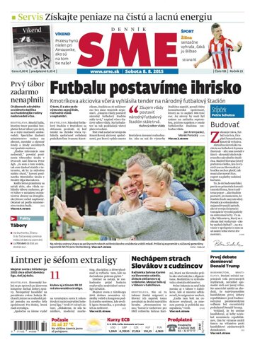 Obálka e-magazínu SME 8/8/2015