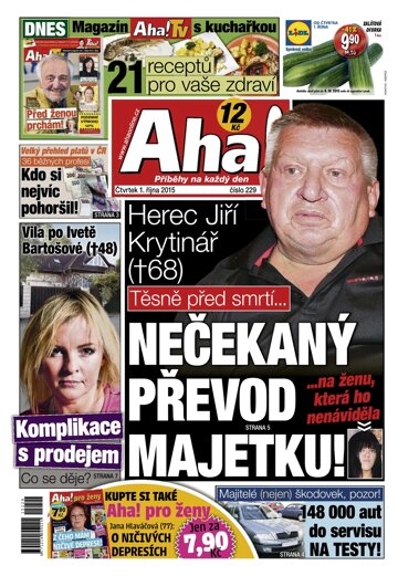 Obálka e-magazínu AHA! 1.10.2015