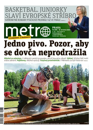 Obálka e-magazínu deník METRO 18.7.2022