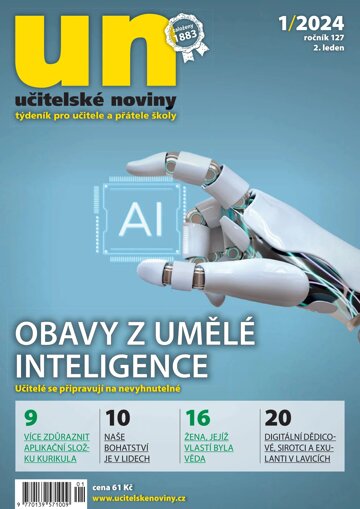 Obálka e-magazínu Učitelské noviny 1/2024