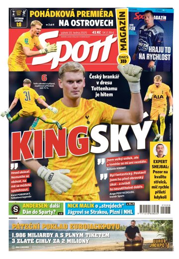 Obálka e-magazínu Sport 10.1.2025