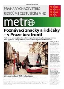 Obálka e-magazínu deník METRO Speciál - 31.7.2014