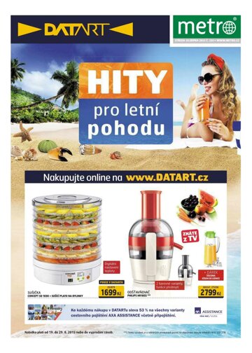 Obálka e-magazínu deník METRO 19.8.2015