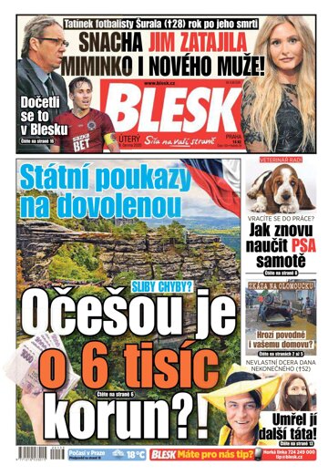 Obálka e-magazínu Blesk 9.6.2020