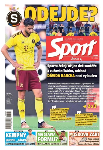 Obálka e-magazínu Sport 30.7.2022