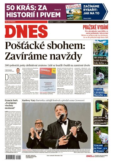 Obálka e-magazínu MF Dnes 1.7.2023