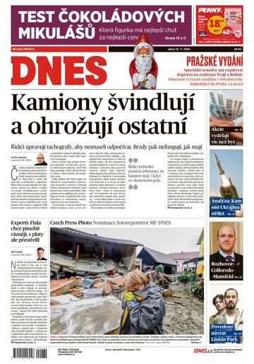 Obálka e-magazínu MF Dnes 19.11.2024