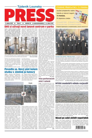 Obálka e-magazínu Lounský press 1/25