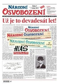 Obálka e-magazínu Národní Osvobození 7/2014