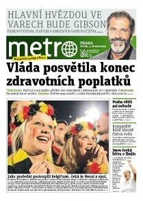 Obálka e-magazínu deník METRO 3.7.2014