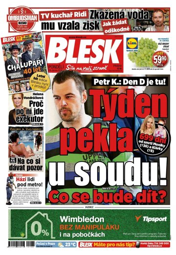 Obálka e-magazínu Blesk 29.6.2015