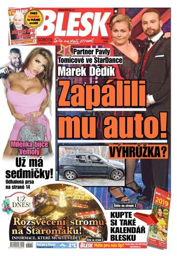 Obálka e-magazínu Blesk 1.12.2018