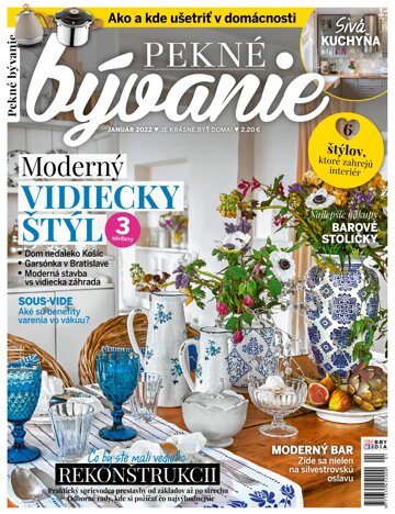 Obálka e-magazínu Pekné bývanie 1/2022