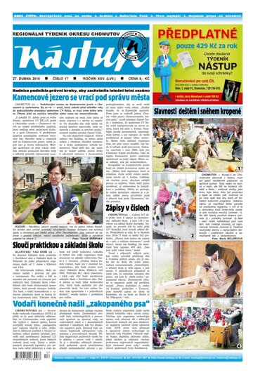 Obálka e-magazínu Nástup 17/2016