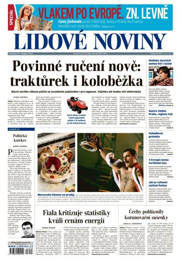 Obálka e-magazínu Lidové noviny 27.4.2023