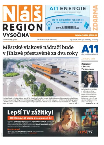 Obálka e-magazínu Náš Region - Vysočina 40/2024