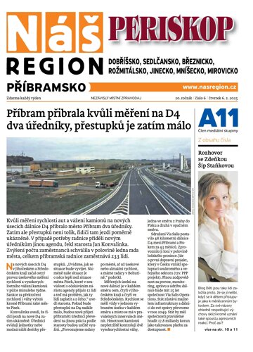 Obálka e-magazínu Náš Region - Příbramsko 6/2025