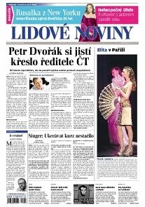 Obálka e-magazínu Lidové noviny 24.1.2014