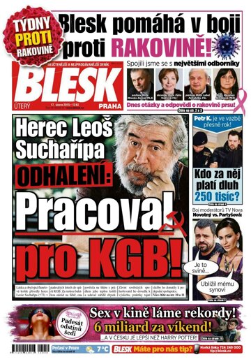 Obálka e-magazínu Blesk 17.2.2015