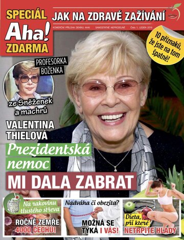 Obálka e-magazínu Příloha AHA! ZDRAVÉ ZAŽÍVÁNÍ - 28.1.2016