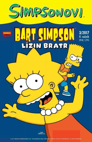 Obálka e-magazínu Bart Simpson 3/2017: Lízin bratr