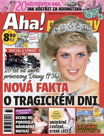 Obálka e-magazínu AHA! pro ženy 15.8.2017