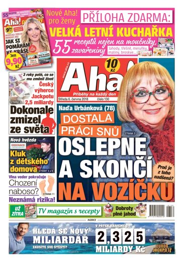 Obálka e-magazínu AHA! 6.6.2018