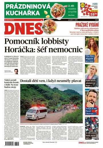 Obálka e-magazínu MF Dnes 9.7.2018