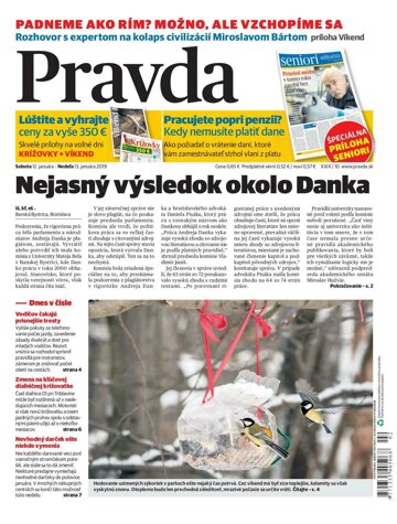 Obálka e-magazínu Pravda 12. 1. 2019