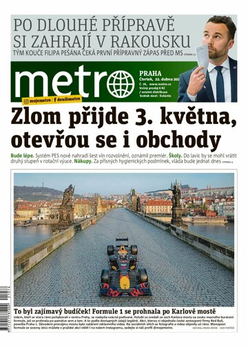 Obálka e-magazínu deník METRO 22.4.2021