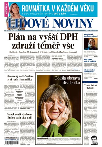 Obálka e-magazínu Lidové noviny 12.4.2023