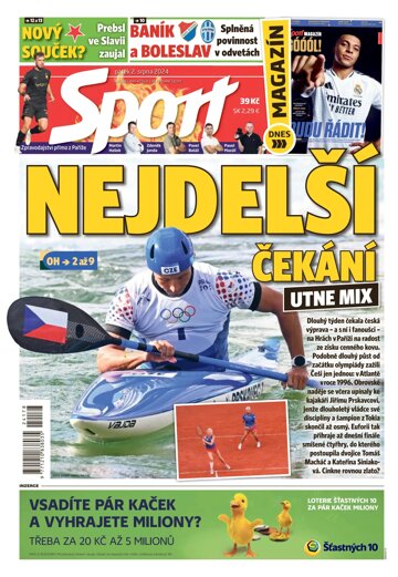 Obálka e-magazínu Sport 2.8.2024