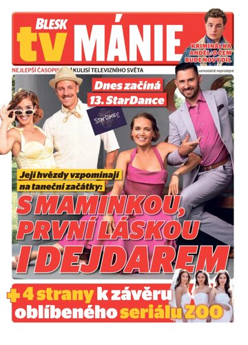 Obálka e-magazínu Blesk Tv manie 12.10.2024