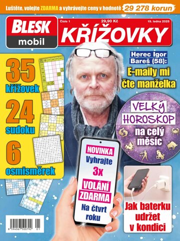 Obálka e-magazínu BleskMobil křížovky 1/2025