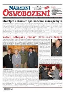 Obálka e-magazínu Národní Osvobození 3/2014