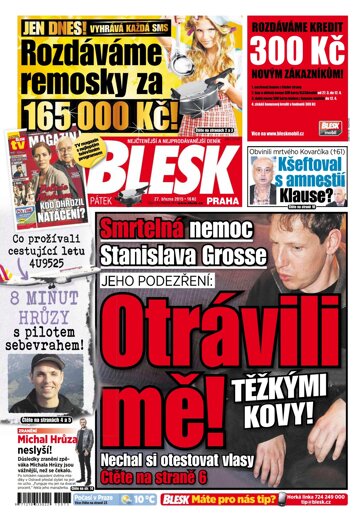 Obálka e-magazínu Blesk 27.3.2015