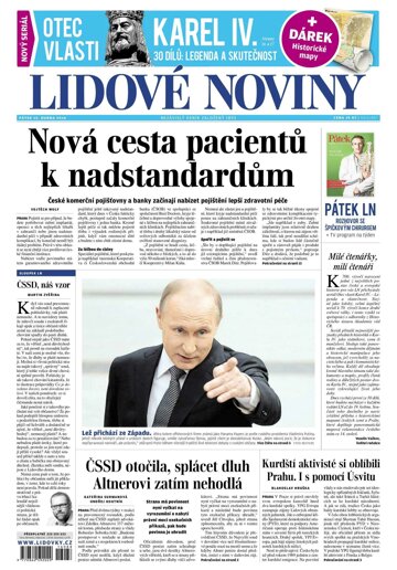 Obálka e-magazínu Lidové noviny 15.4.2016