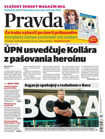 Obálka e-magazínu Pravda 14.12.2016