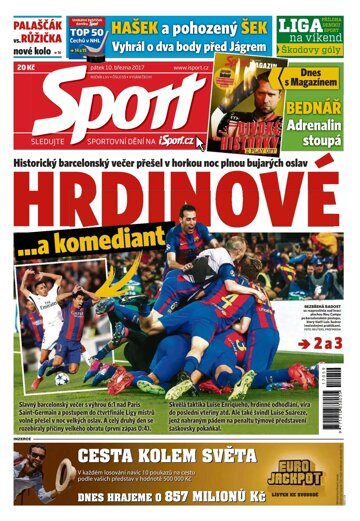 Obálka e-magazínu Sport 10.3.2017