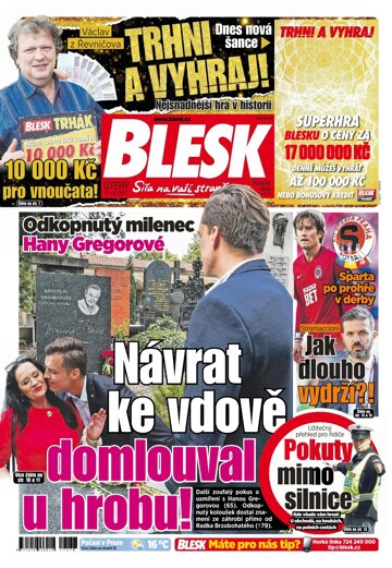 Obálka e-magazínu Blesk 19.9.2017