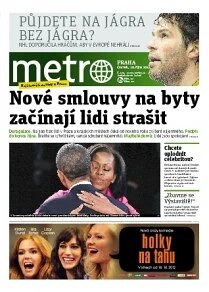 Obálka e-magazínu deník METRO 18.10.2012