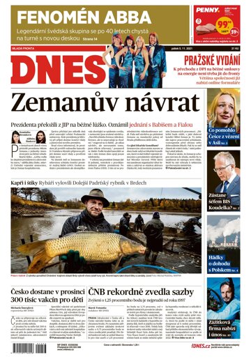 Obálka e-magazínu MF Dnes 5.11.2021