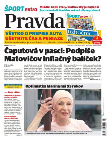 Obálka e-magazínu Pravda 7. 6. 2022