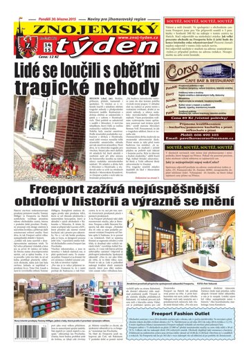 Obálka e-magazínu Znojemský týden 14 / 2015