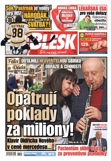 Obálka e-magazínu Blesk 2.5.2023